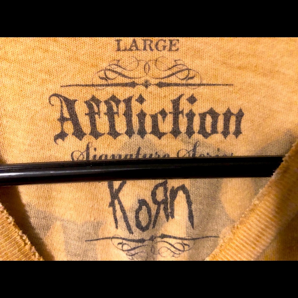 Affliction signature series “Korn” vintage T-shirt